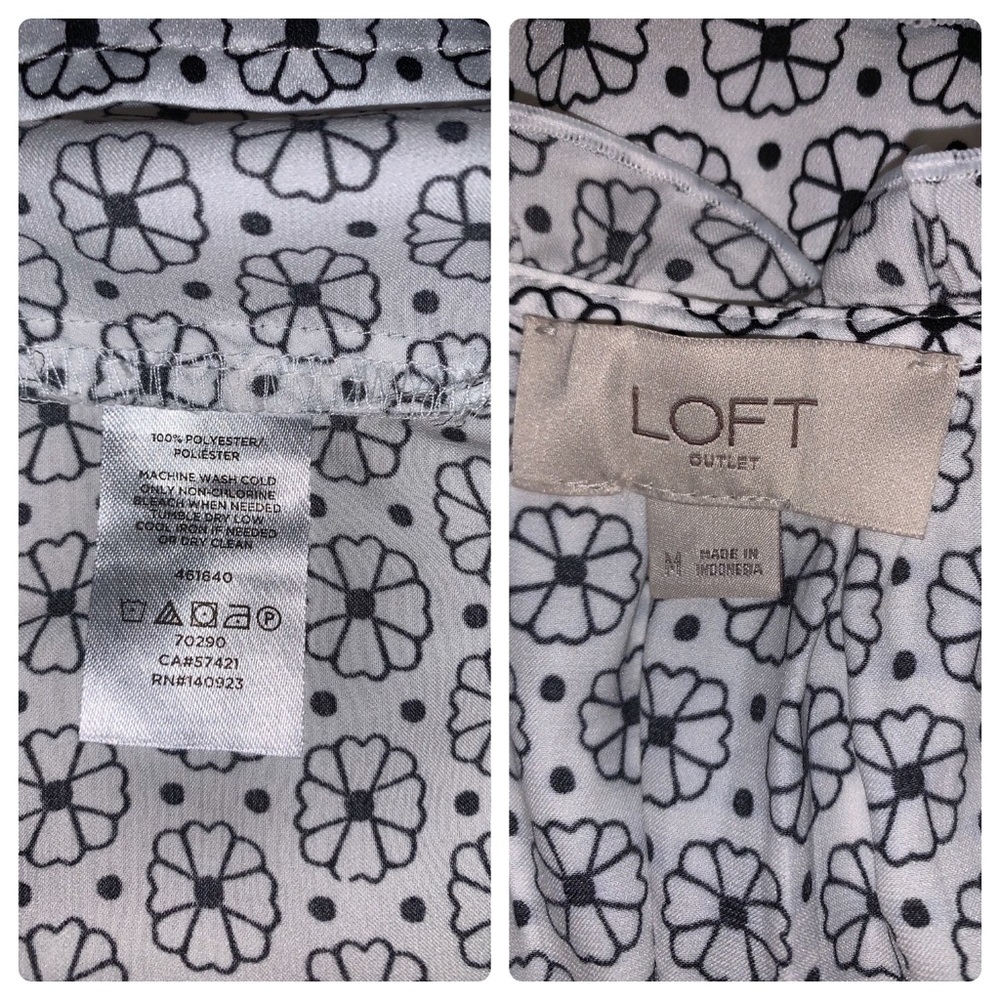 Loft sleeveless beautiful blouse/top - Picture 8 of 8